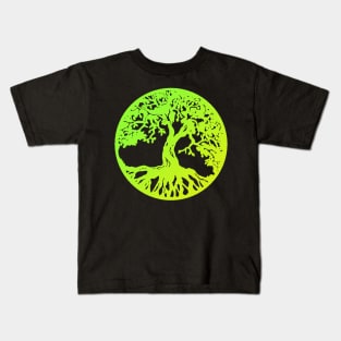 Green Tree of Life Kids T-Shirt